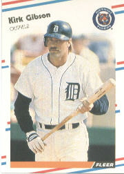 1988 Fleer Baseball Cards      055      Kirk Gibson
